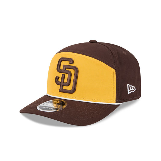San Diego Padres Split Panel 9SEVENTY Stretch-Snap Hat - New Era Cap