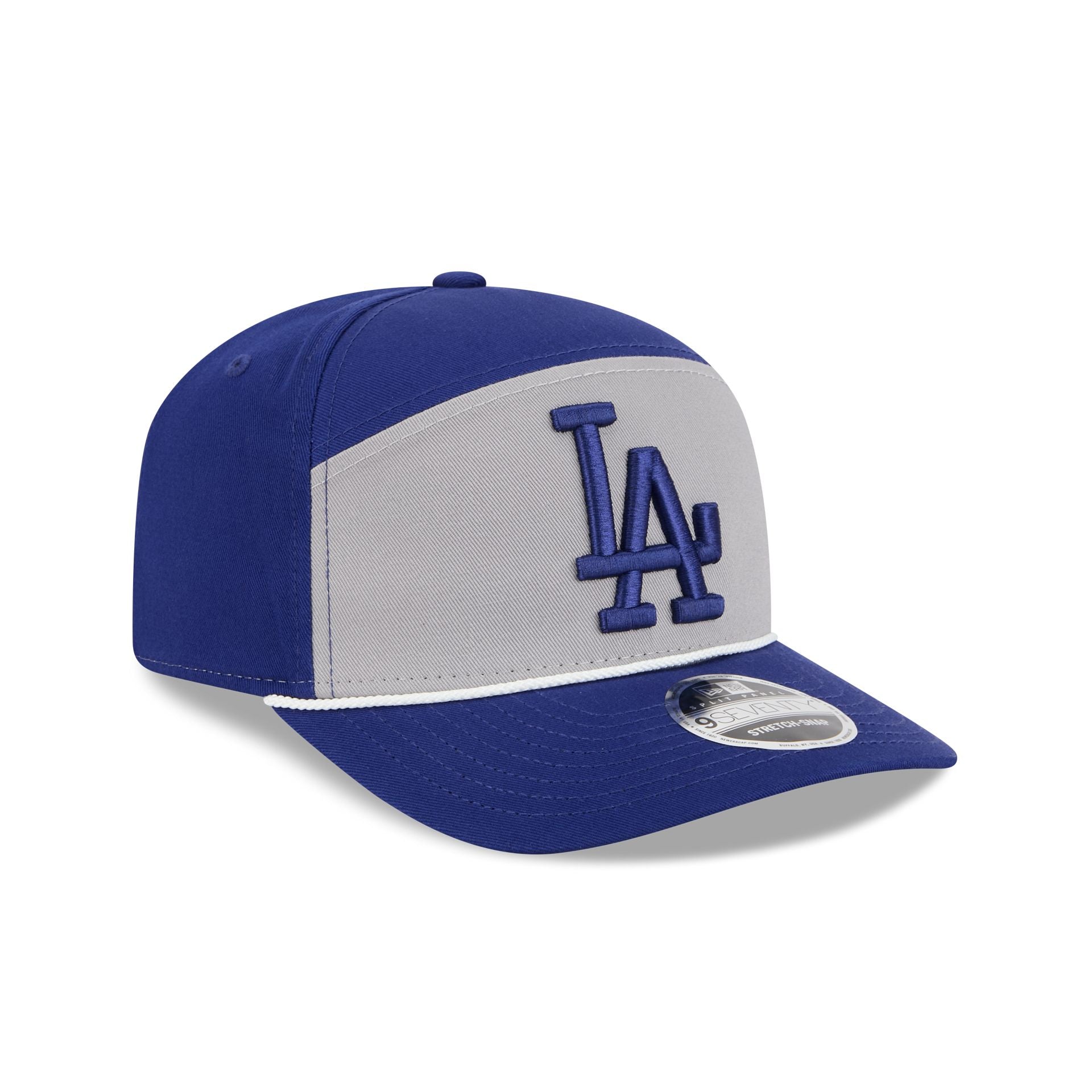 Los Angeles Dodgers Split Panel 9SEVENTY Stretch-Snap Hat