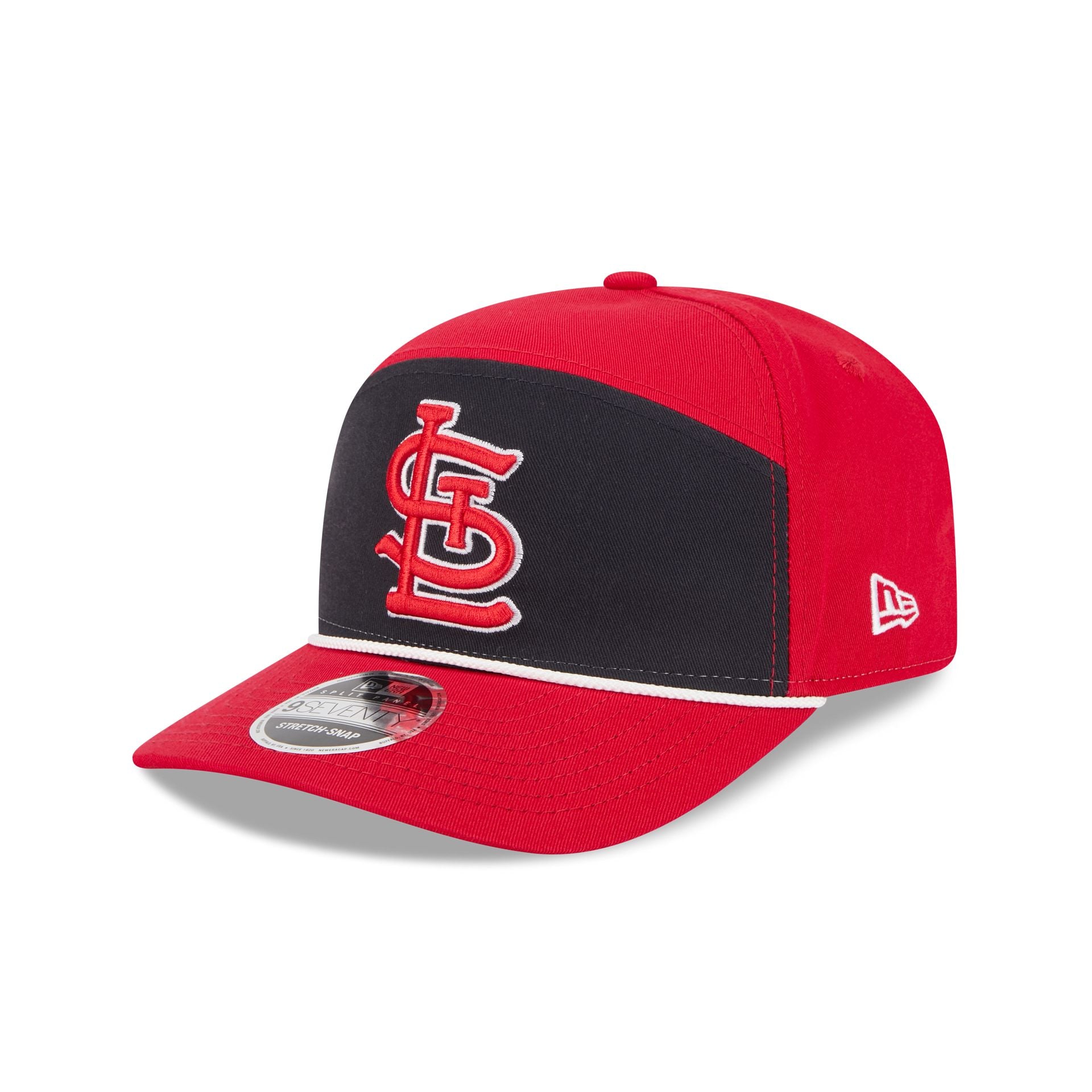 St. Louis Cardinals Split Panel 9SEVENTY Stretch-Snap Hat – New Era Cap