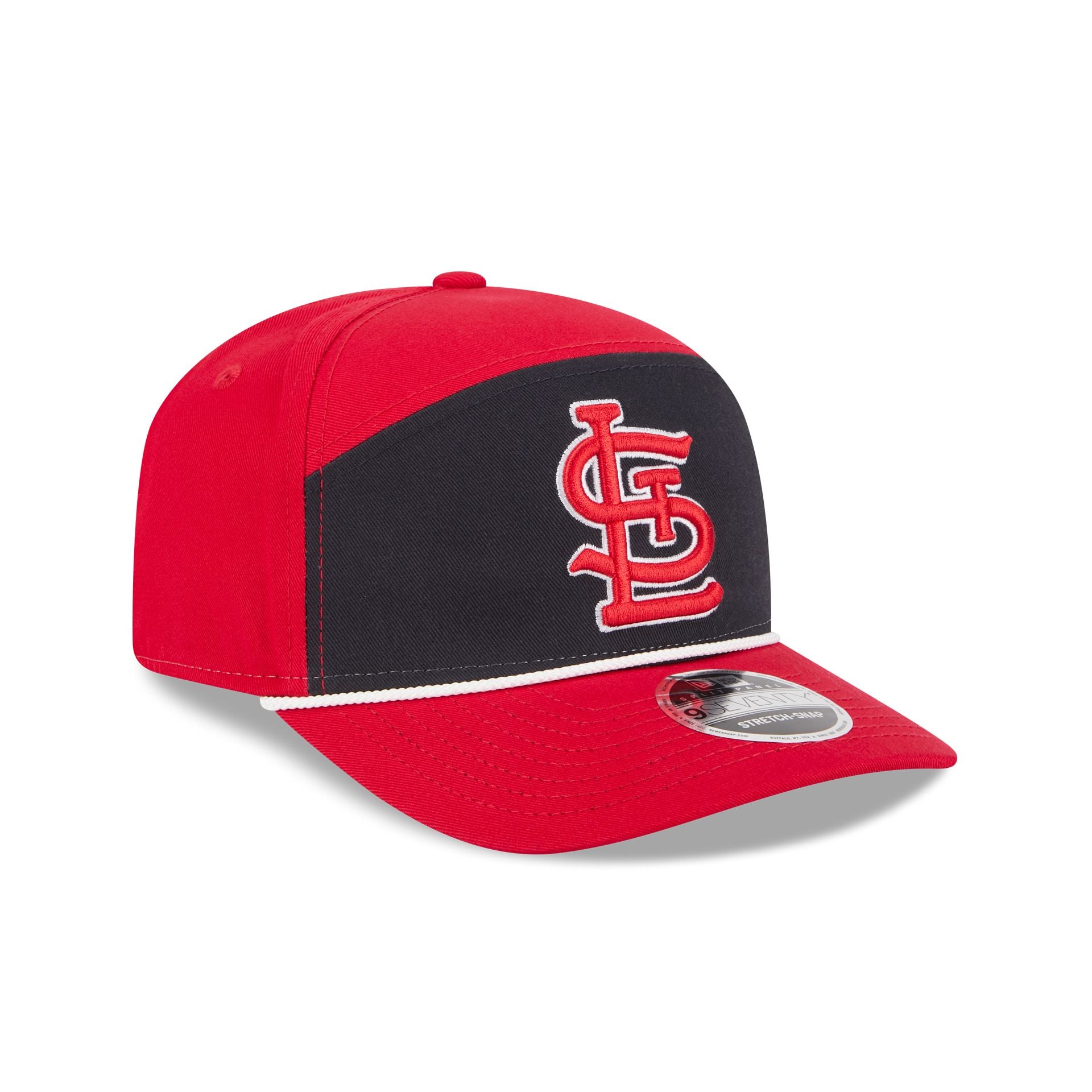 St. Louis Cardinals Split Panel 9SEVENTY Stretch-Snap Hat