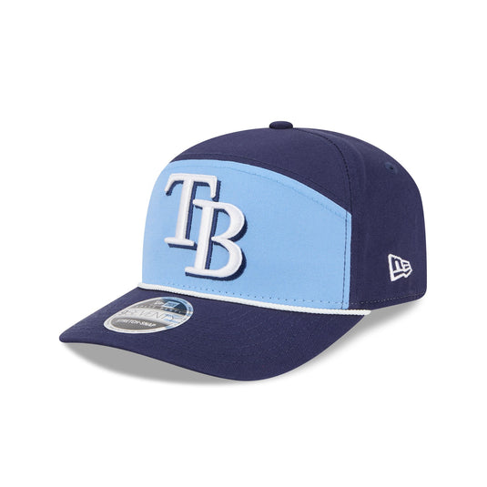 Tampa Bay Rays Split Panel 9SEVENTY Stretch-Snap Hat - New Era Cap