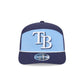 Tampa Bay Rays Split Panel 9SEVENTY Stretch-Snap Hat