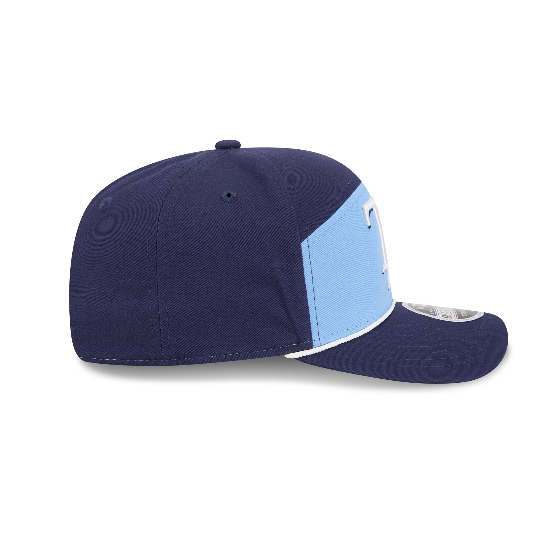 Tampa Bay Rays Split Panel 9SEVENTY Stretch-Snap Hat