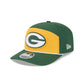 Green Bay Packers Split Panel 9SEVENTY Stretch-Snap Hat