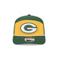 Green Bay Packers Split Panel 9SEVENTY Stretch-Snap Hat
