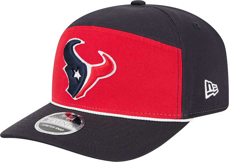 Houston Texans Split Panel 9SEVENTY Stretch-Snap Hat