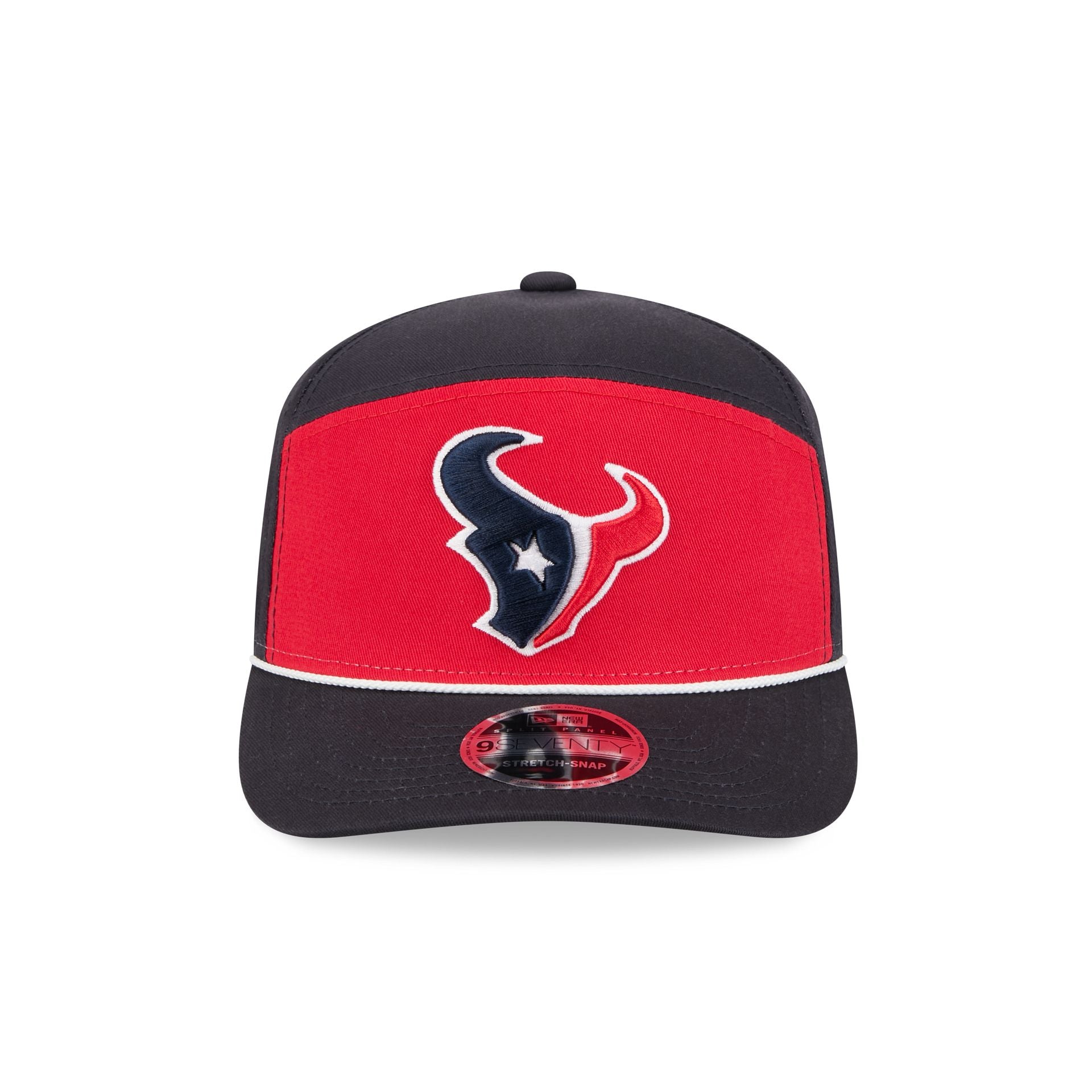 Houston Texans Split Panel 9SEVENTY Stretch-Snap Hat