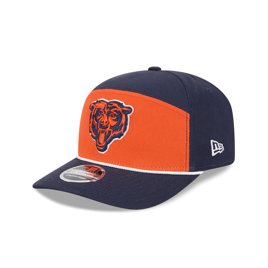 Chicago Bears Split Panel 9SEVENTY Stretch-Snap Hat - New Era Cap