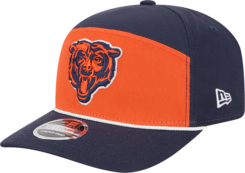 Chicago Bears Split Panel 9SEVENTY Stretch-Snap Hat