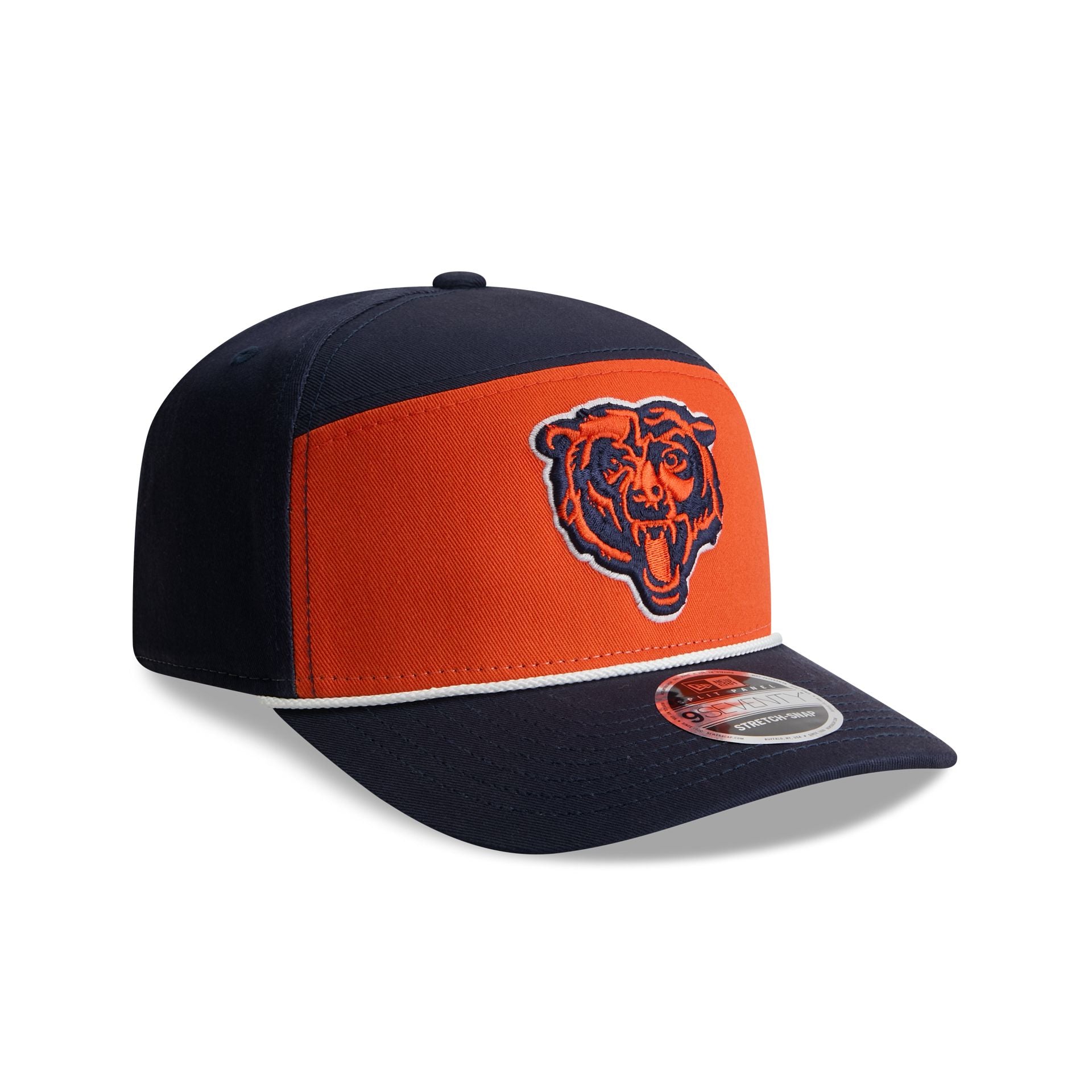 Chicago Bears Split Panel 9SEVENTY Stretch-Snap Hat