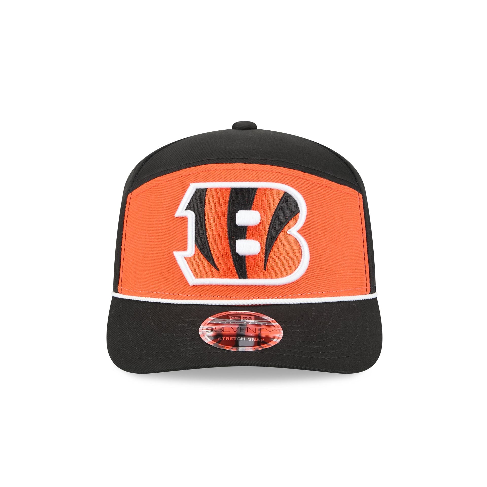 Cincinnati Bengals Split Panel 9SEVENTY Stretch-Snap Hat