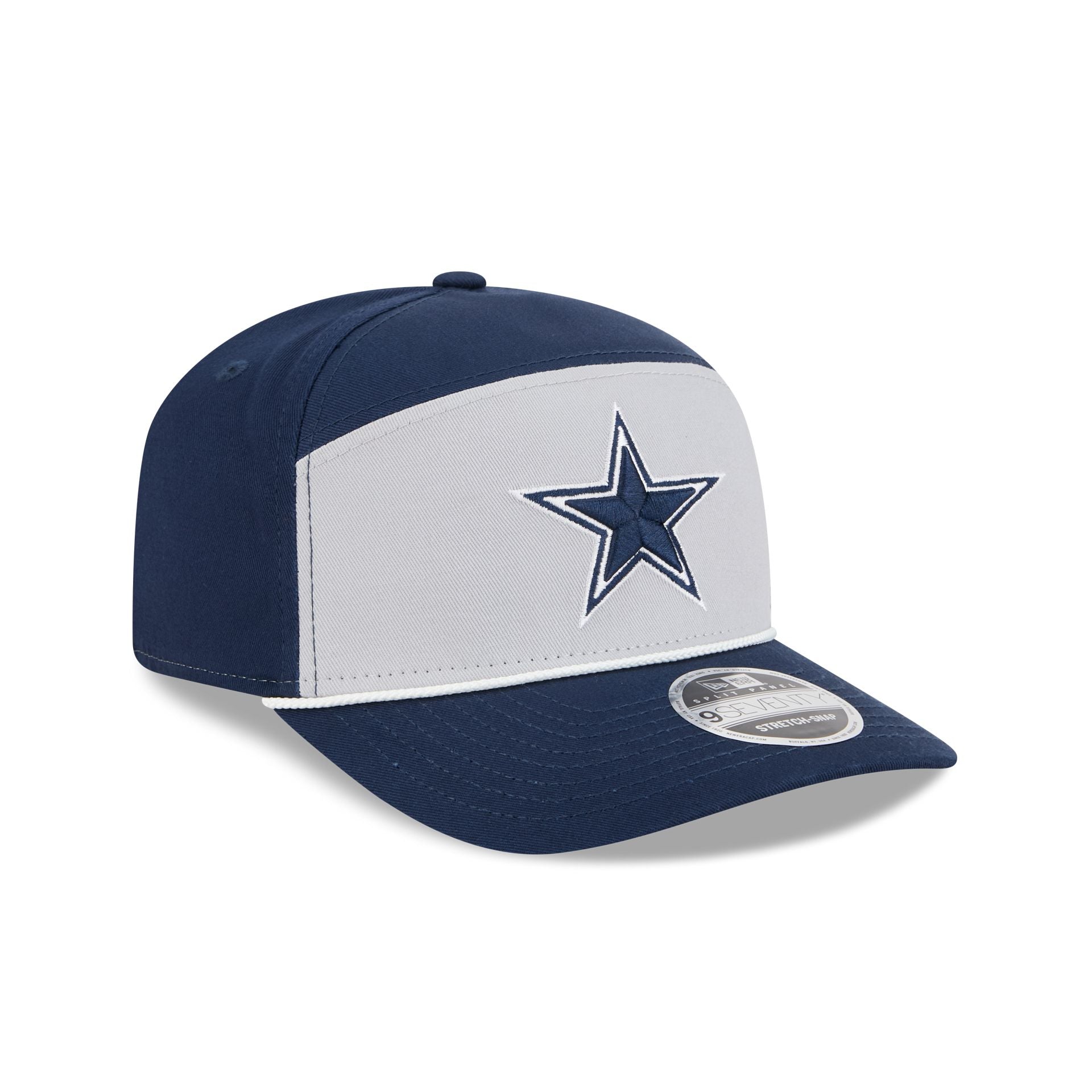 Dallas Cowboys Split Panel 9SEVENTY Stretch-Snap Hat