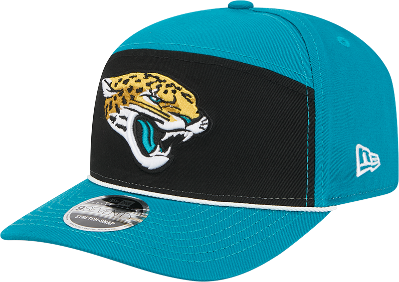 Jacksonville Jaguars Split Panel 9SEVENTY Stretch-Snap Hat