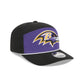 Baltimore Ravens Split Panel 9SEVENTY Stretch-Snap Hat