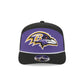 Baltimore Ravens Split Panel 9SEVENTY Stretch-Snap Hat