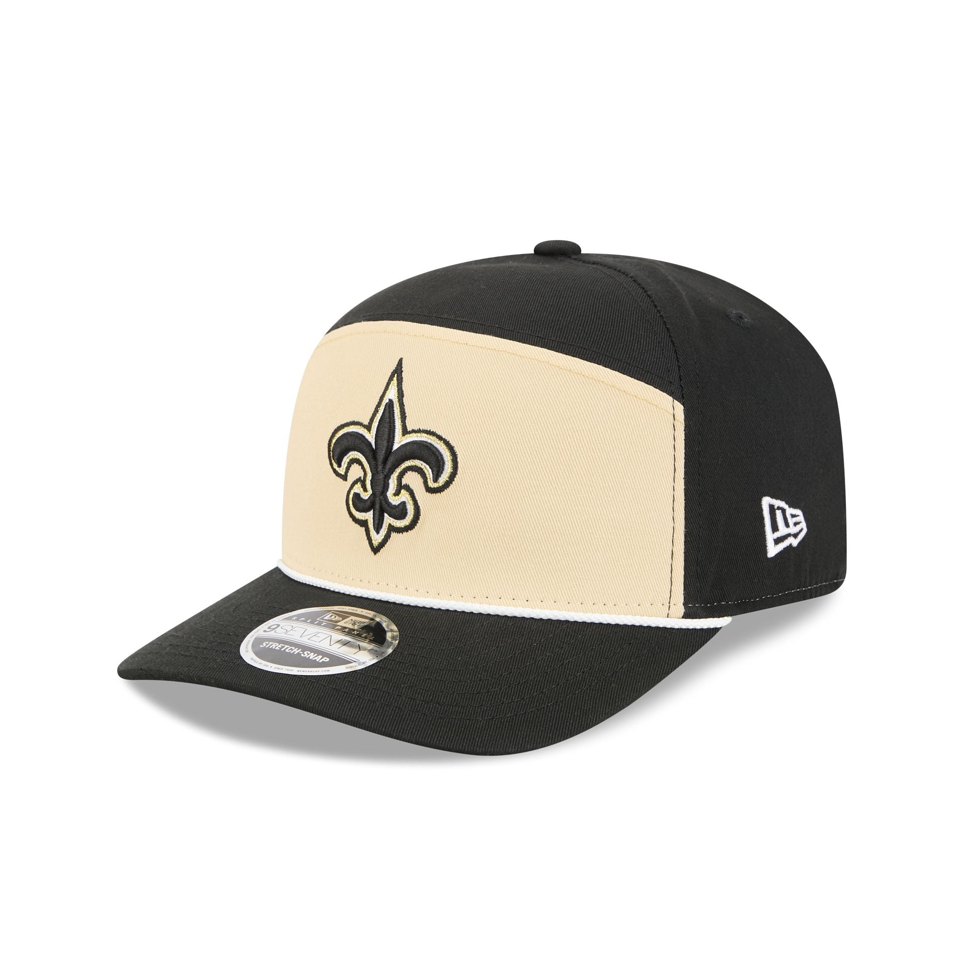 New Orleans Saints Split Panel 9SEVENTY Stretch-Snap Hat