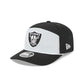 Las Vegas Raiders Split Panel 9SEVENTY Stretch-Snap Hat