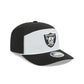 Las Vegas Raiders Split Panel 9SEVENTY Stretch-Snap Hat