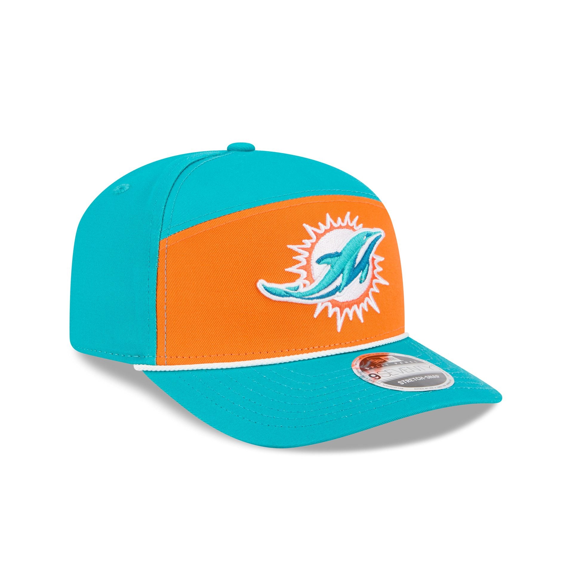 Miami Dolphins Split Panel 9SEVENTY Stretch-Snap Hat