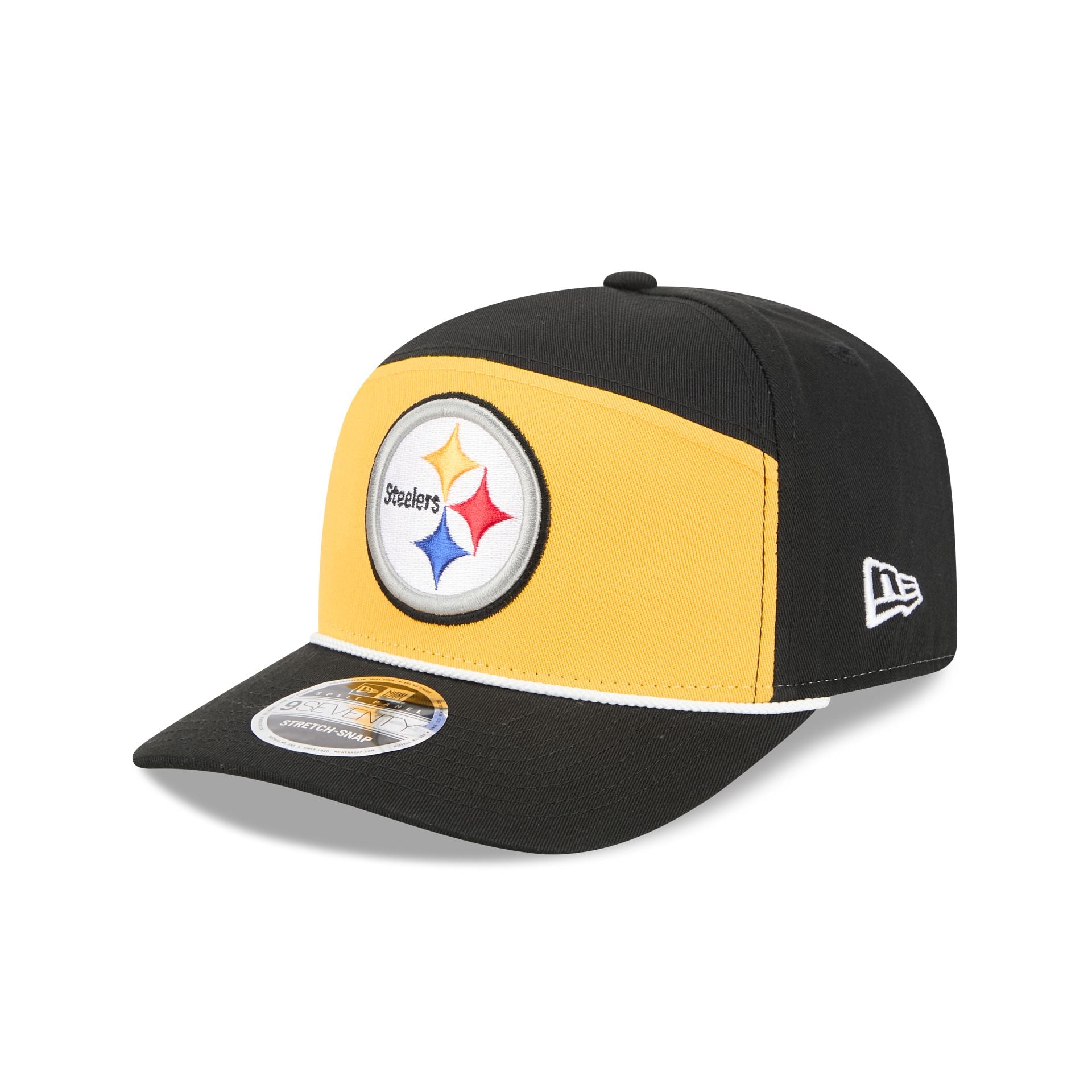 Pittsburgh Steelers Split Panel 9SEVENTY Stretch-Snap Hat