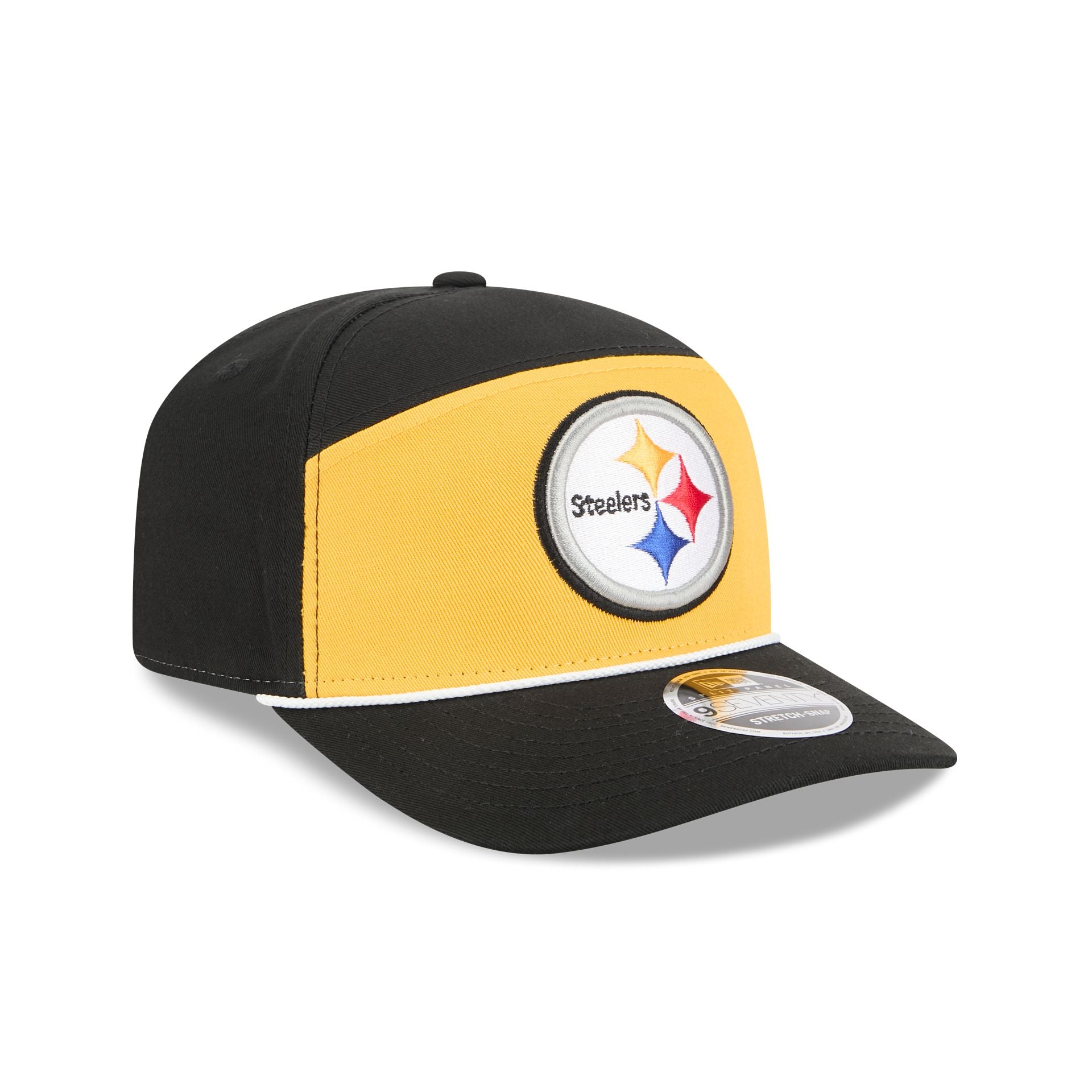 Pittsburgh Steelers Split Panel 9SEVENTY Stretch-Snap Hat