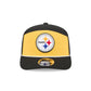 Pittsburgh Steelers Split Panel 9SEVENTY Stretch-Snap Hat