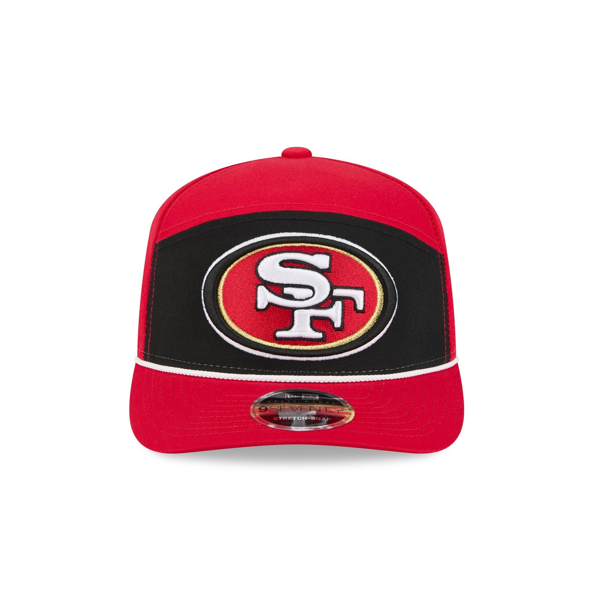 San Francisco 49ers Split Panel 9SEVENTY Stretch-Snap Hat