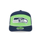 Seattle Seahawks Split Panel 9SEVENTY Stretch-Snap Hat