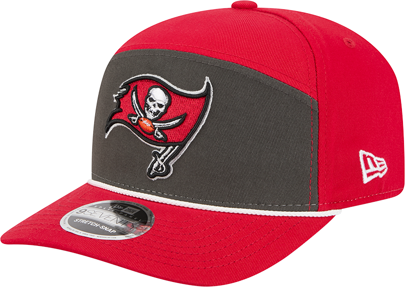 Tampa Bay Buccaneers Split Panel 9SEVENTY Stretch-Snap Hat