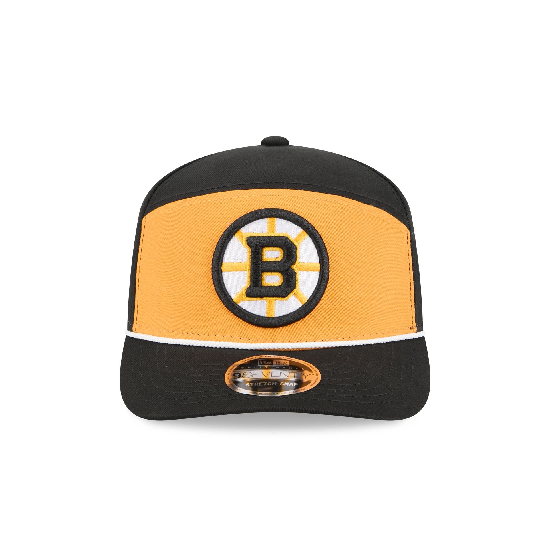 Boston Bruins Split Panel 9SEVENTY Stretch-Snap Hat