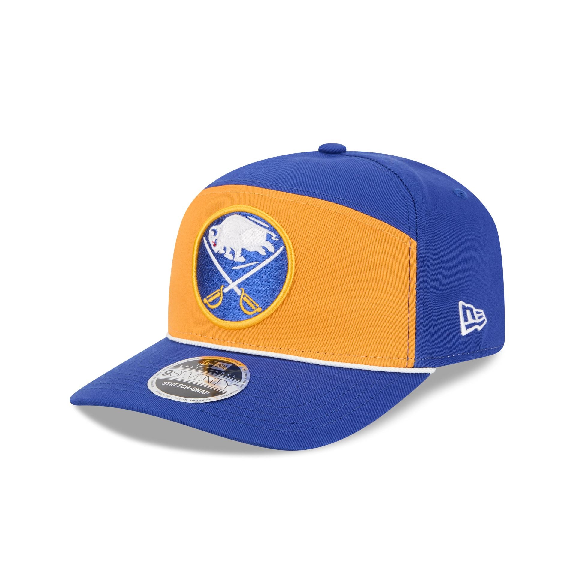 Buffalo Sabres Split Panel 9SEVENTY Stretch-Snap Hat
