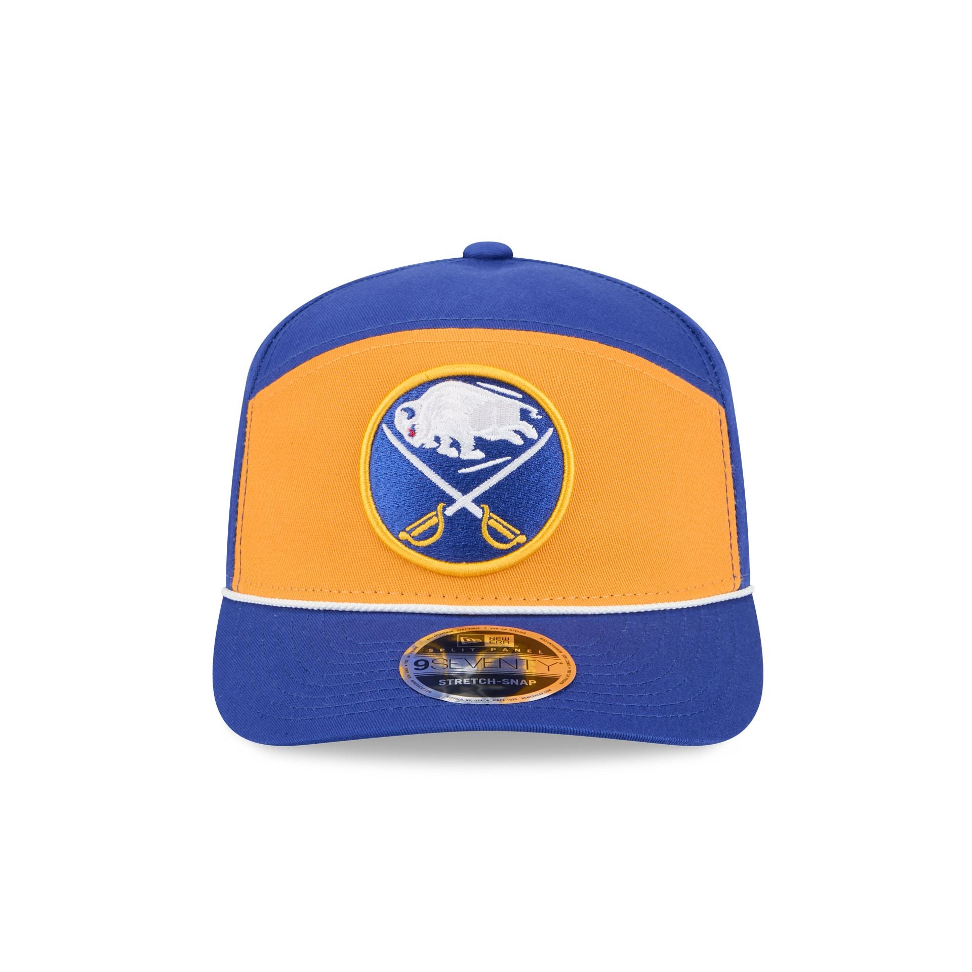 Buffalo Sabres Split Panel 9SEVENTY Stretch-Snap Hat