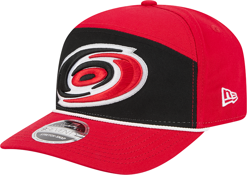 Carolina Hurricanes Split Panel 9SEVENTY Stretch-Snap Hat