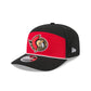 Ottawa Senators Split Panel 9SEVENTY Stretch-Snap Hat