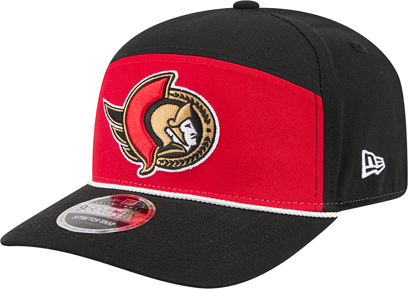 Ottawa Senators Split Panel 9SEVENTY Stretch-Snap Hat