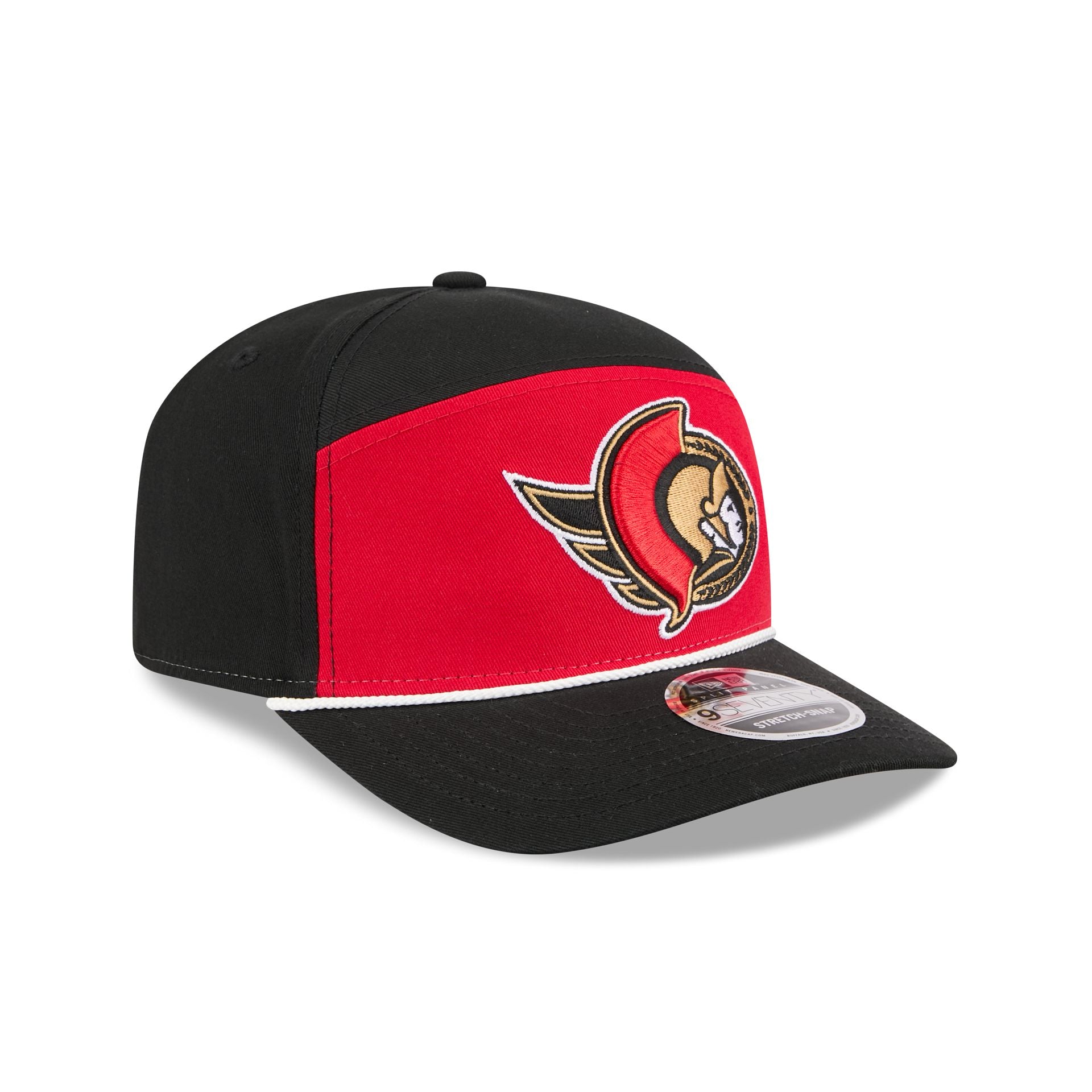 Ottawa Senators Split Panel 9SEVENTY Stretch-Snap Hat