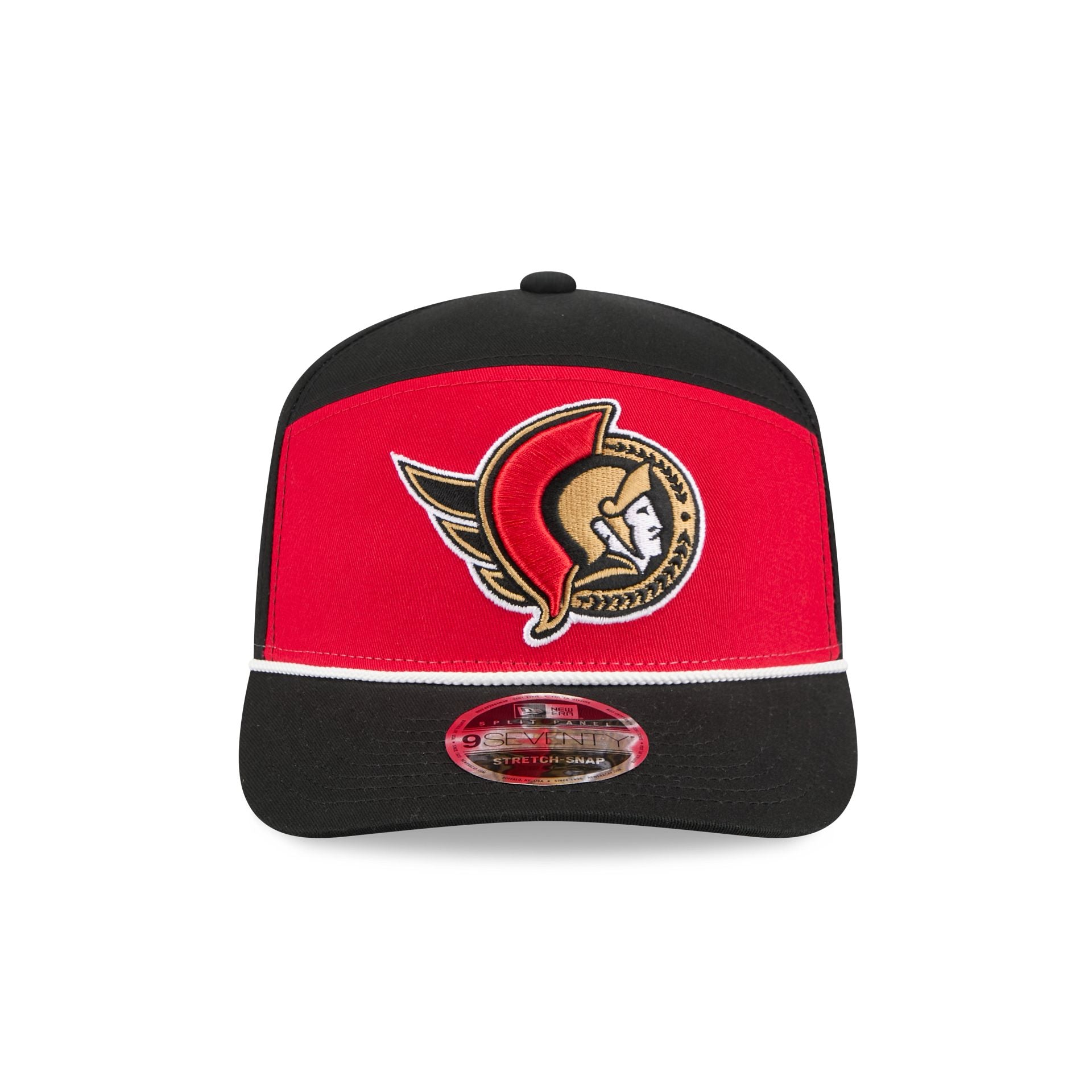 Ottawa Senators Split Panel 9SEVENTY Stretch-Snap Hat