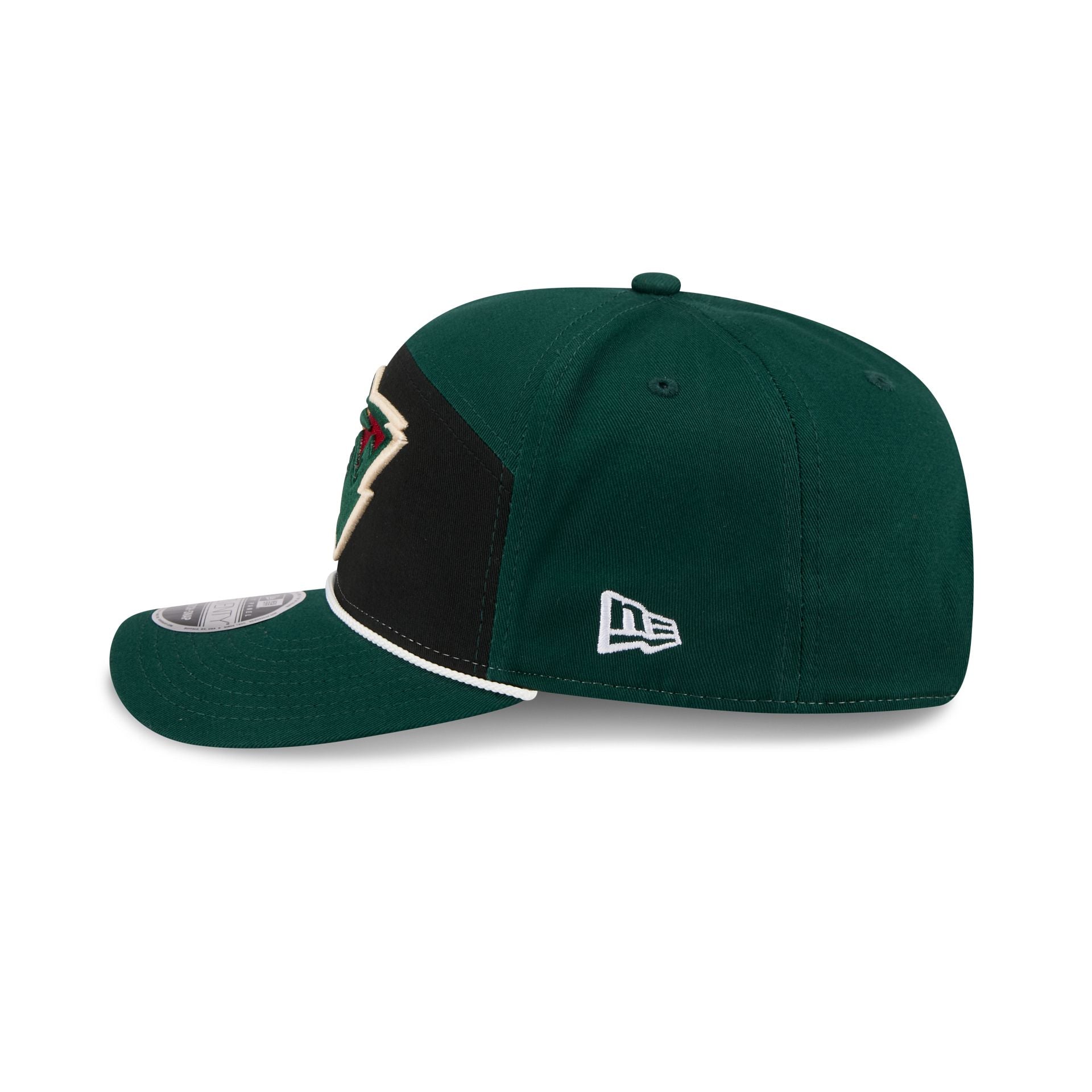 Minnesota Wild Split Panel 9SEVENTY Stretch-Snap Hat – New Era Cap