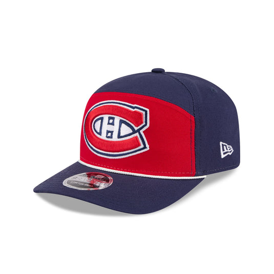 Montreal Canadiens Split Panel 9SEVENTY Stretch-Snap Hat - New Era Cap