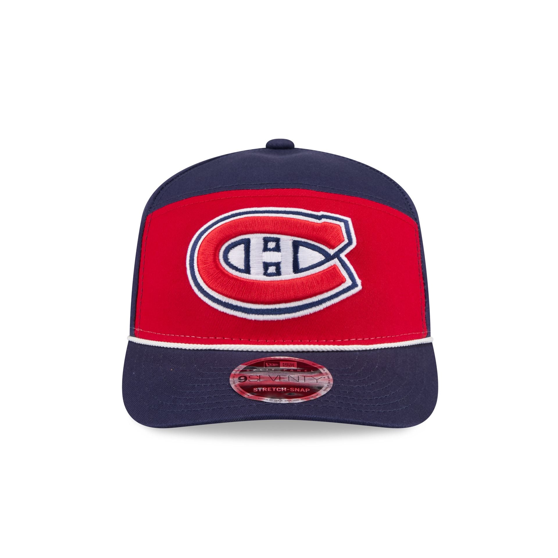 Montreal Canadiens Split Panel 9SEVENTY Stretch-Snap Hat