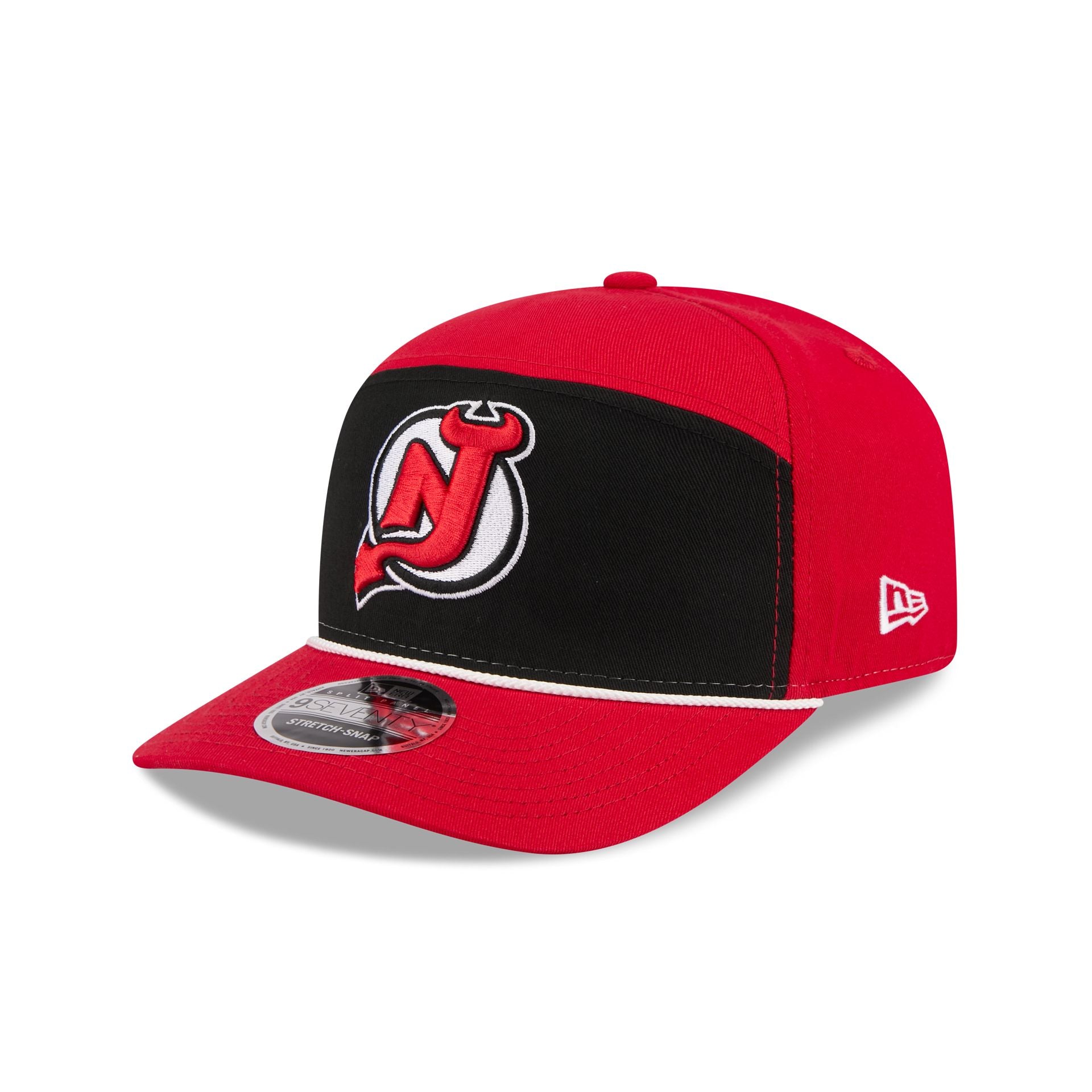 New Jersey Devils Split Panel 9SEVENTY Stretch-Snap Hat