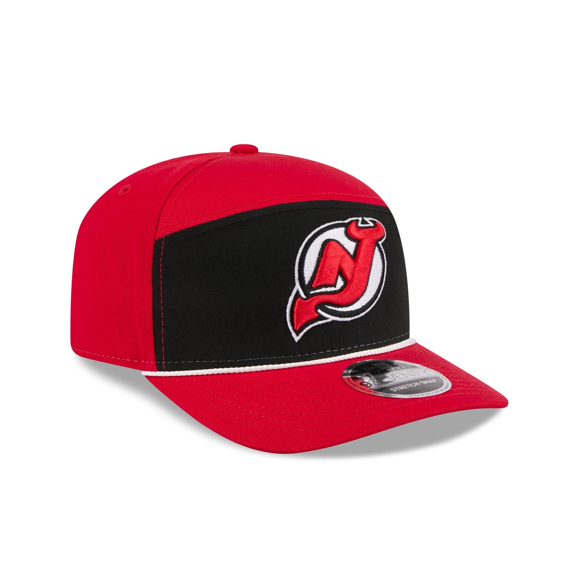 New Jersey Devils Split Panel 9SEVENTY Stretch-Snap Hat