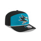 San Jose Sharks Split Panel 9SEVENTY Stretch-Snap Hat