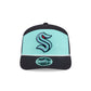 Seattle Kraken Split Panel 9SEVENTY Stretch-Snap Hat