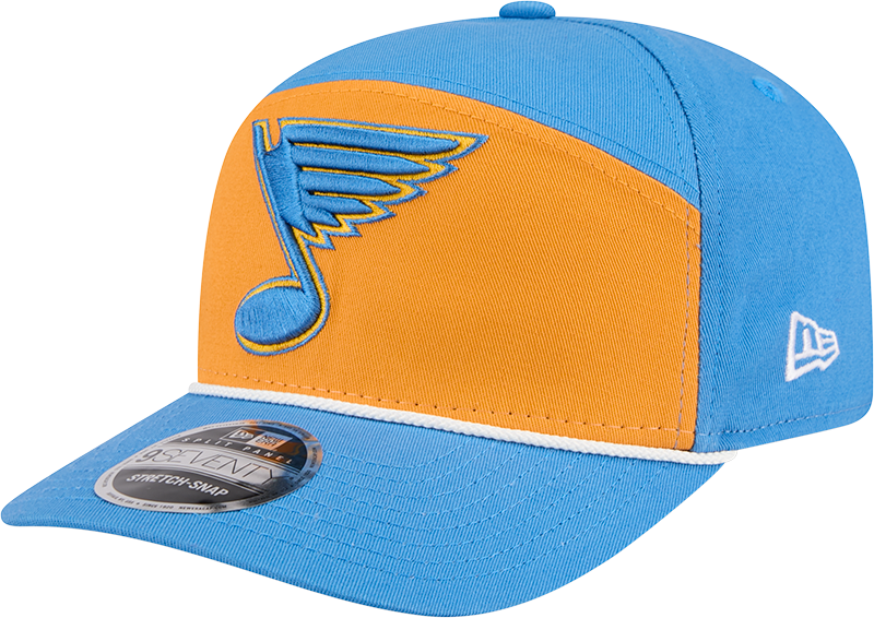 St. Louis Blues Split Panel 9SEVENTY Stretch-Snap Hat