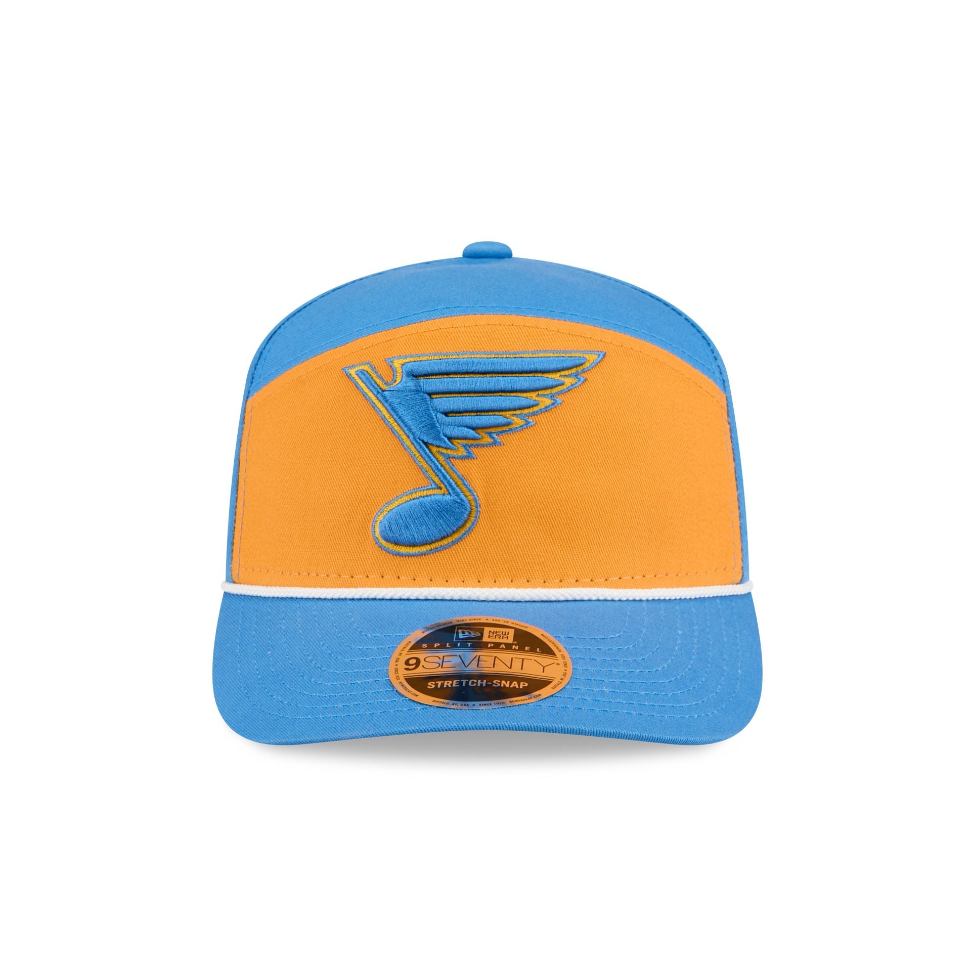 St. Louis Blues Split Panel 9SEVENTY Stretch-Snap Hat
