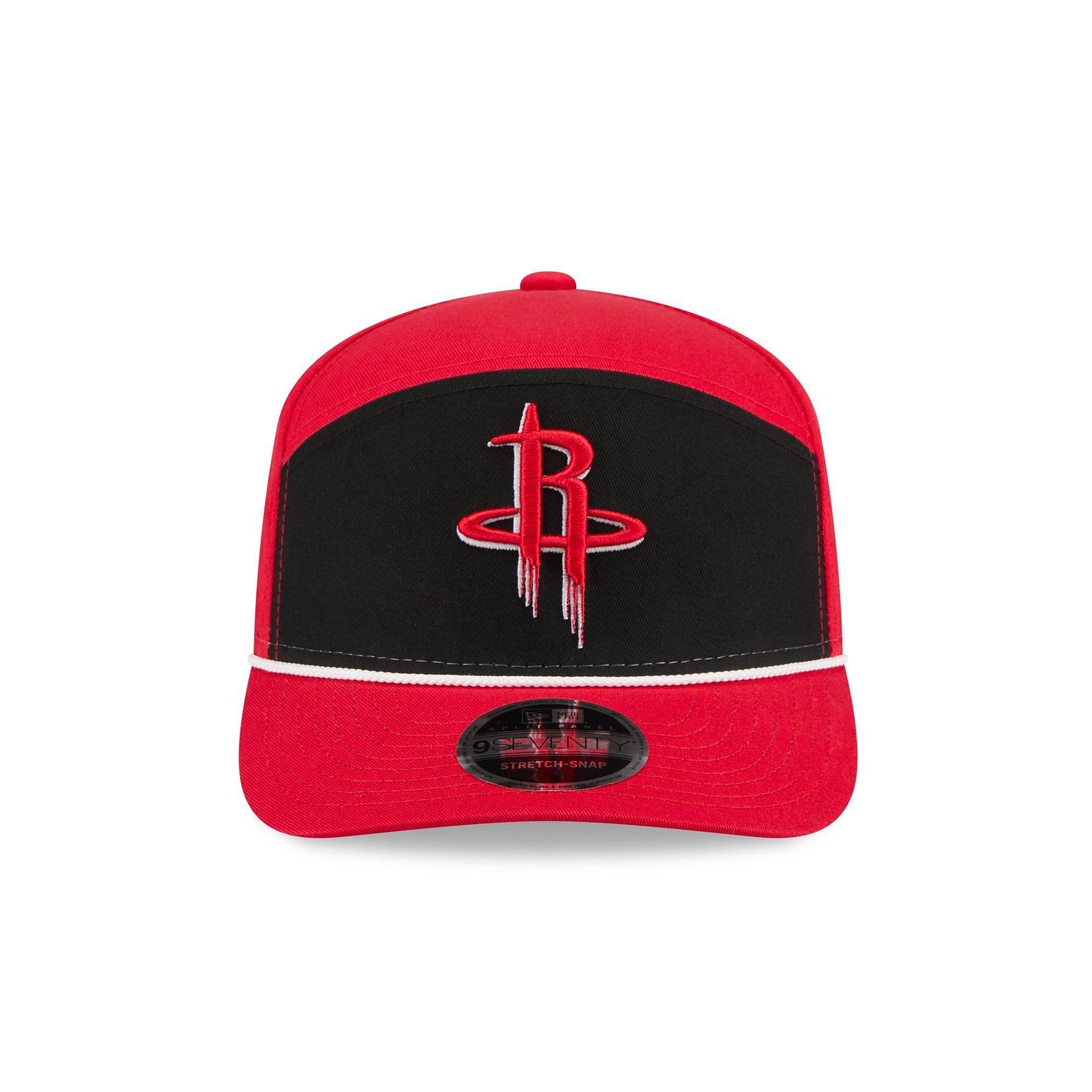 Houston Rockets Split Panel 9SEVENTY Stretch-Snap Hat