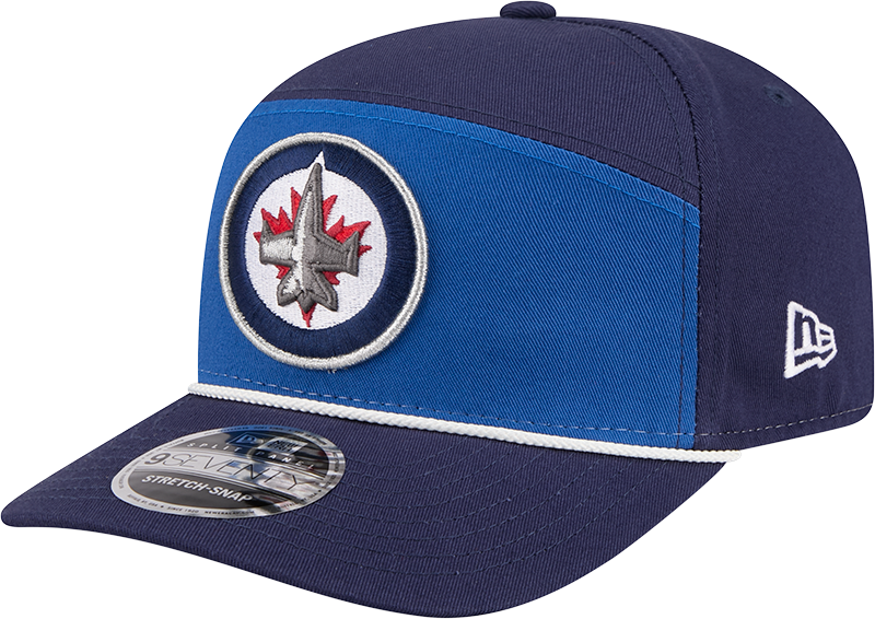 Winnipeg Jets Split Panel 9SEVENTY Stretch-Snap Hat