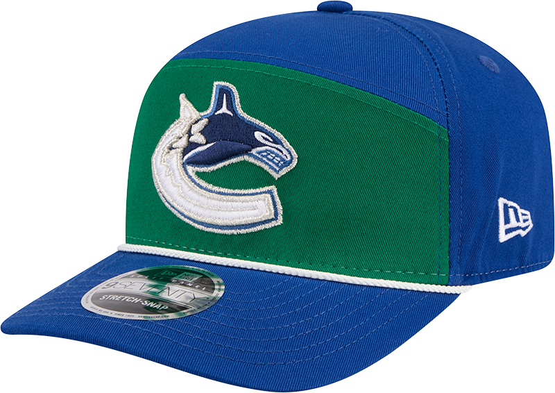 Vancouver Canucks Split Panel 9SEVENTY Stretch-Snap Hat
