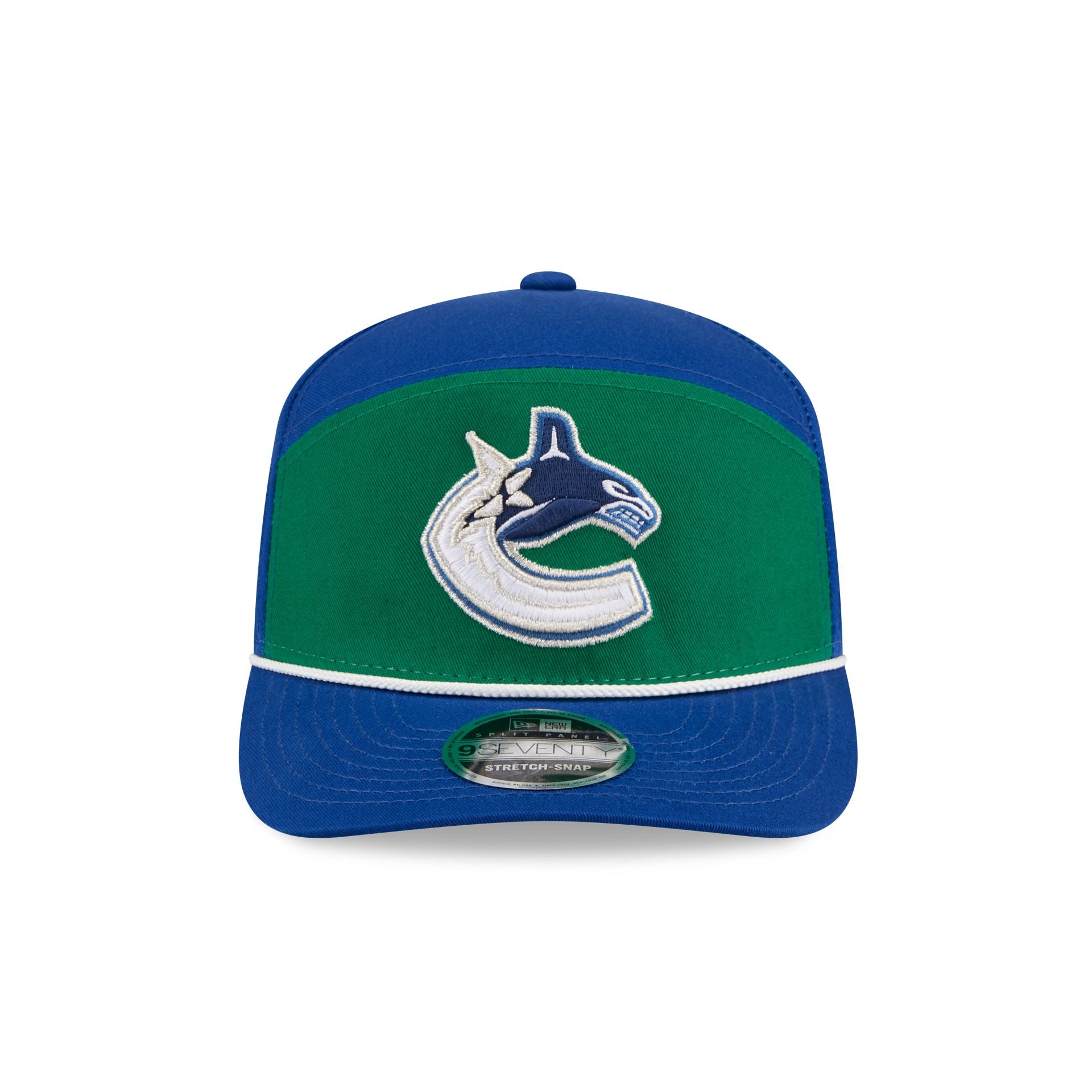 Vancouver Canucks Split Panel 9SEVENTY Stretch-Snap Hat